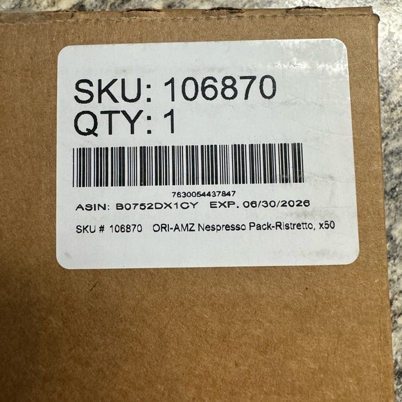 Nespresso Capsules Ristretto Intenso, Dark Roast Coffee, 50 Count Coffee Pods - Picture 9 of 10